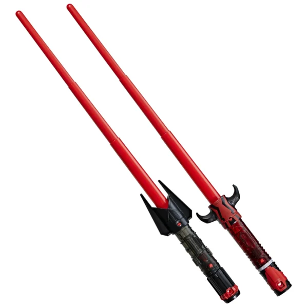Star Wars Lightsaber Forge Kyber Core Dark Side Villains Pack, Red Customizable Lightsabers, Christmas Gifts for Kids